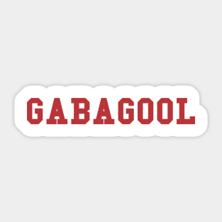 Gabagool Athletics Sticker